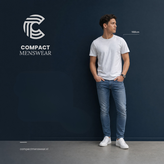 Het eerste Nederlandse kledingmerk voor mannen onder de 1.80m.