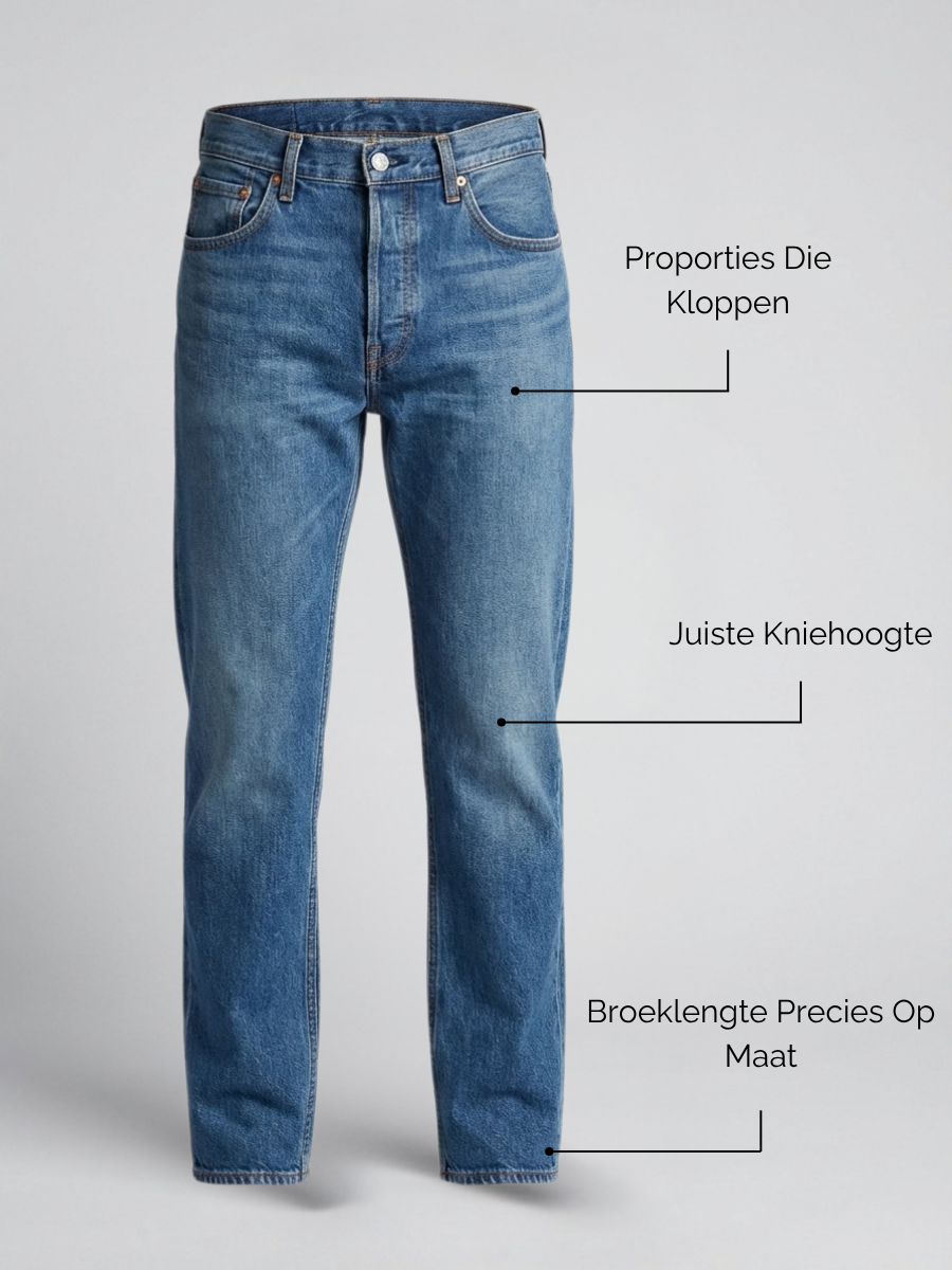 Compact Slim Jeans - Blauw