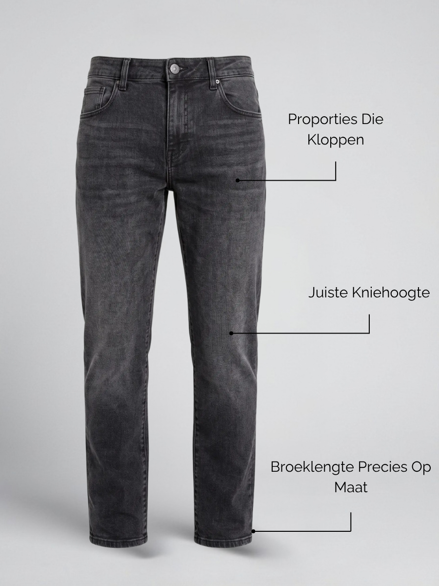 Compact Slim Jeans - Grijs